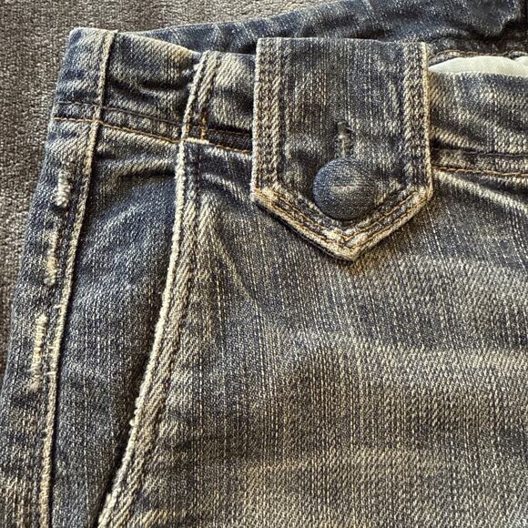 Women's 7 For All Mankind DOJO Blue Jean Capri's Size 27 Made In USA Med Wash - Picture 5 of 13